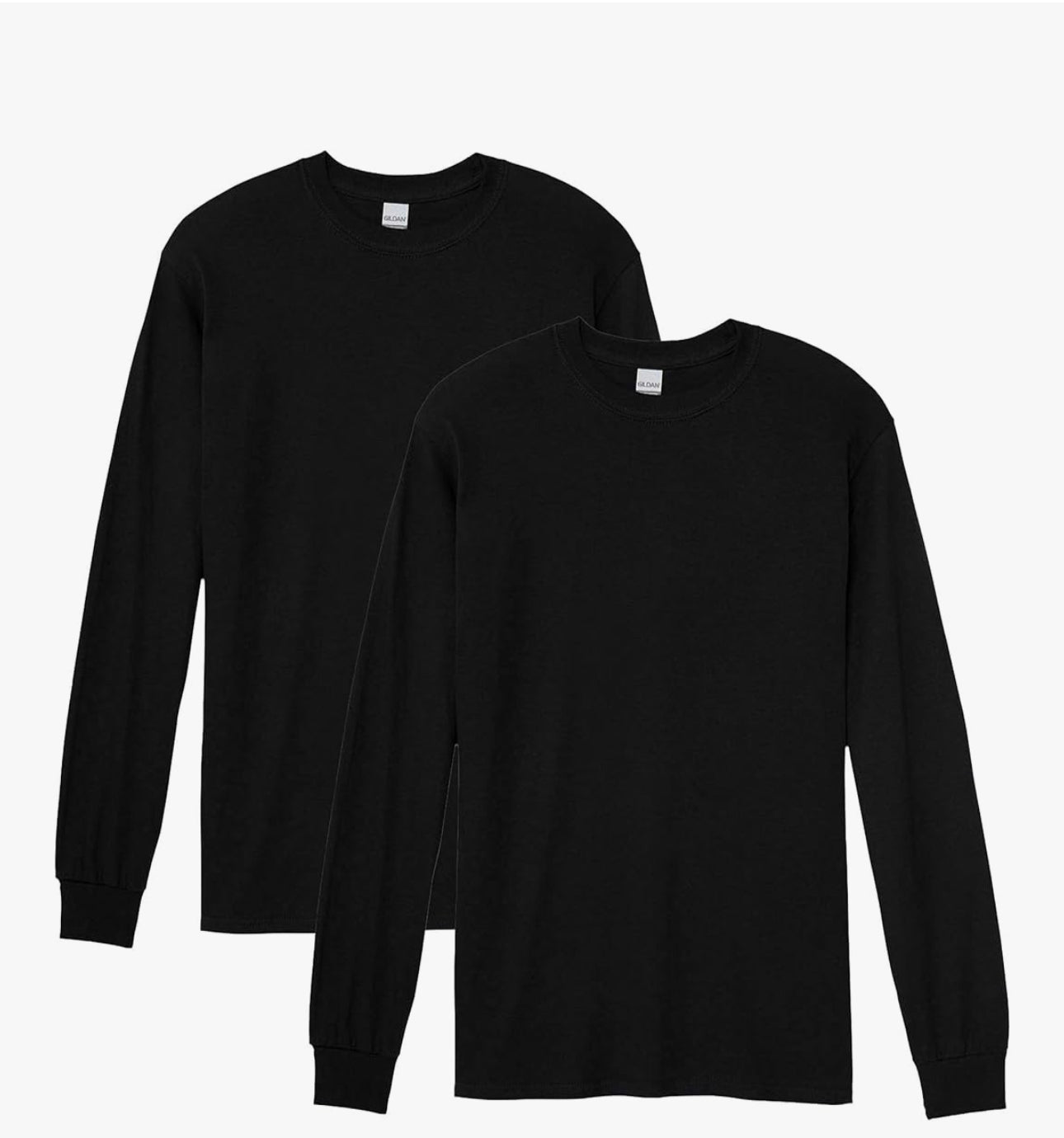 Adult Heavy Cotton Long Sleeve Crew Neck T-Shirt