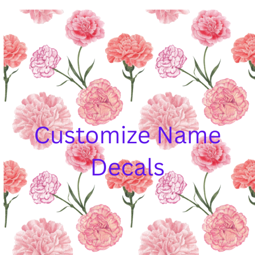 Custom Names Decals