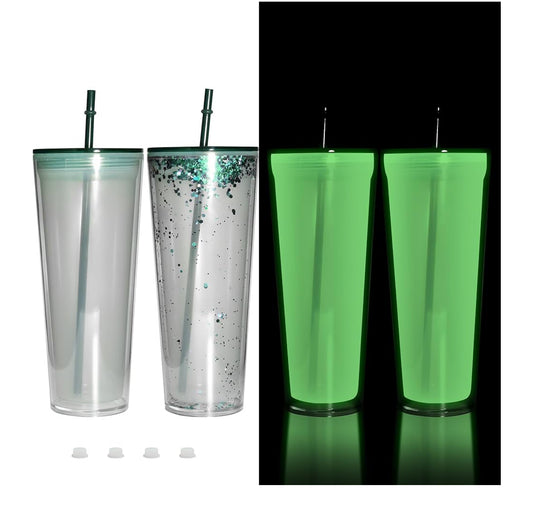 24oz Acrylic Glow In The Dark Tumblers