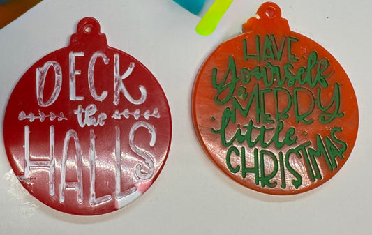 Epoxy ornaments & more