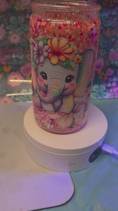 Premade 16oz Acrylic Elephant