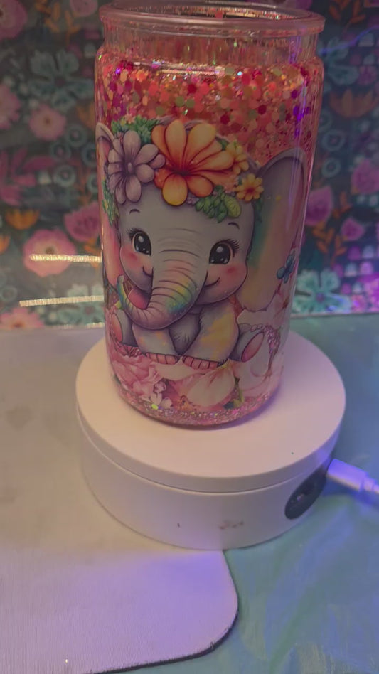 Premade 16oz Acrylic Elephant